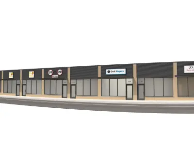 Retail-075 Retail Store 3D model