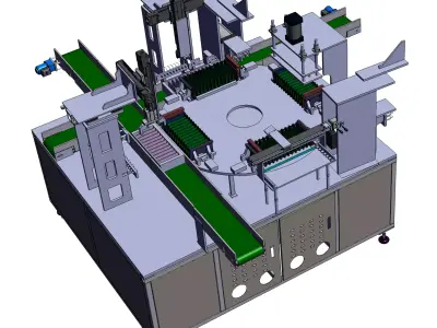 Battery testing equipment 3D model
