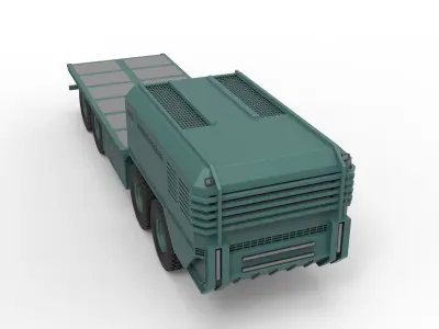Truck container 3D model