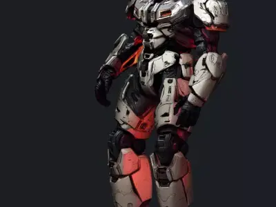Master Chief halo 3D print model
