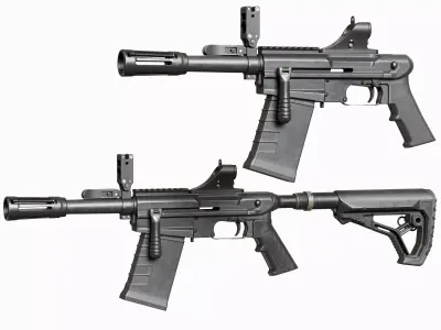 M26 Mass Modular Tactical Shotgun 3D Model Pack