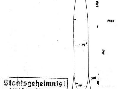 Aggregat 3 German Missile 3D print model