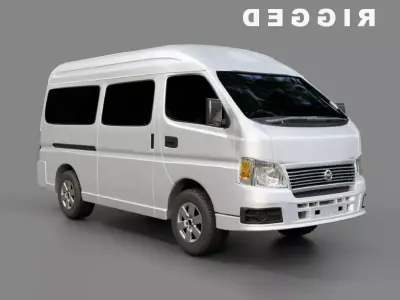 Nissan Caravan Free low-poly 3D model