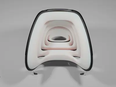 Organic Sci-Fi Chair Free 3D model