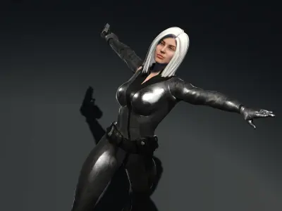 Silver Sable 3D model