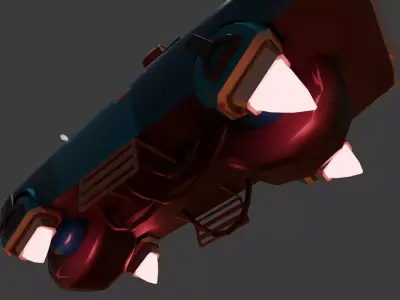 Torino Retro-Futurista 3D model