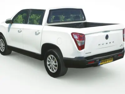 SsangYong Musso 2019 Low-poly 3D model
