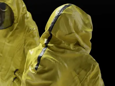 HAZMAT SUIT NBC 3D model