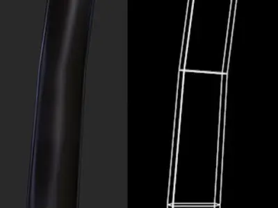 Katana - Spear - Small Katana dagger for Unreal Engine Free low-poly 3D model