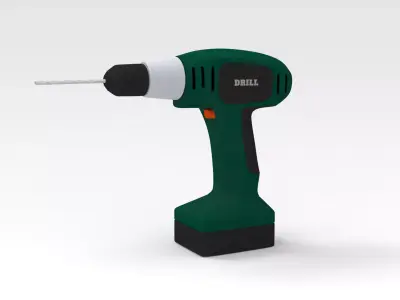 Driller electric drill 3D model