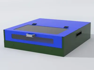 Laser Engraving Enclosure 3D model