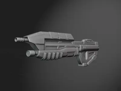 MA5B Assault Rifle 3D model