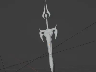 Sword Kaya Dota 2   Low-poly 3D model