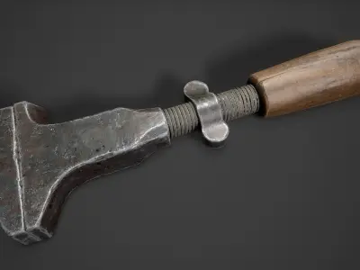 Garage Tools Low-poly 3D model purchase