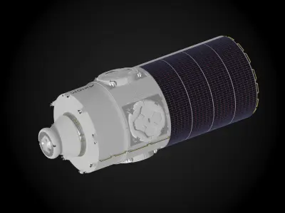 Axiom Space Station Core Module 3D model