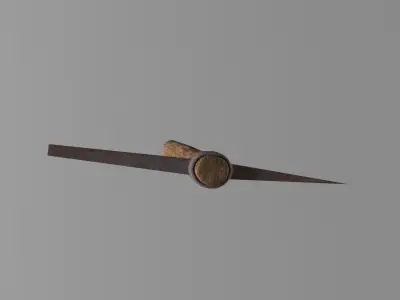 Pick Axe Tools Low-poly 3D model