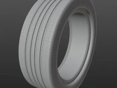 Dirty Tire  3D model