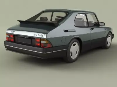 SAAB 900 Turbo 3D model