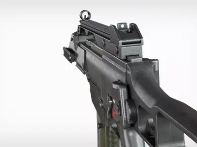 HK G36c Tactical Low-poly 3D model