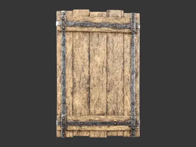 Medieval Collection Crude Sword and Shield 3D Model Pack
