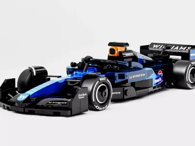 Modern Grand Prix Racing Car Low-poly 3D model