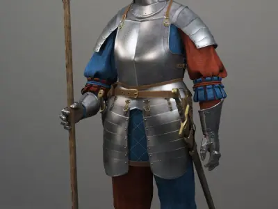 Knight 3D model shop
