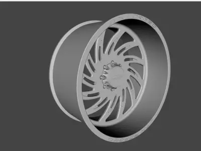 WHEEL BASED on JTX REALM CHROME 3D model