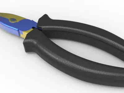 Pliers pair of Free 3D model