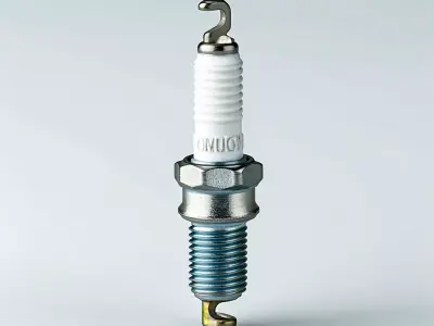 Realistic Spark Plug 3D Model Low-poly 3D model