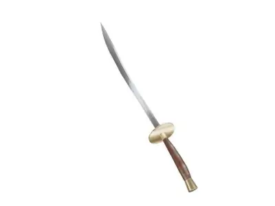 Pirate Sword  Low-poly 3D model