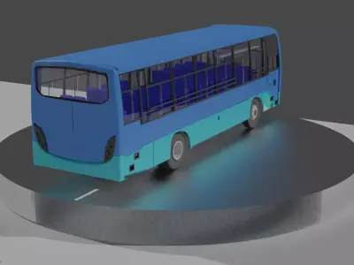 Indian bus base BS6  3D model