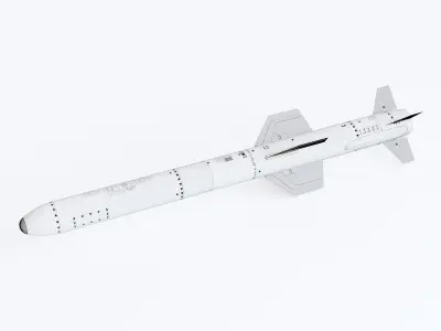 Missile 04 3D model purchase
