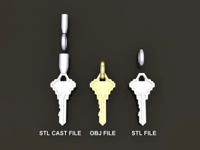 Key Pendant Style 3 3D print model