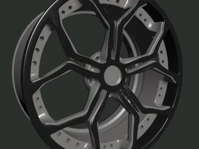 Car rim 10b 3D model