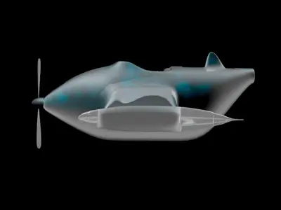 toy airplane 3D model buy