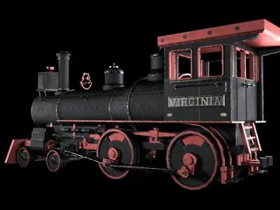 Locomotive Virginia  3D model