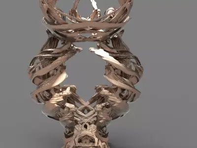 Siren Dance sculpture 5  3D model