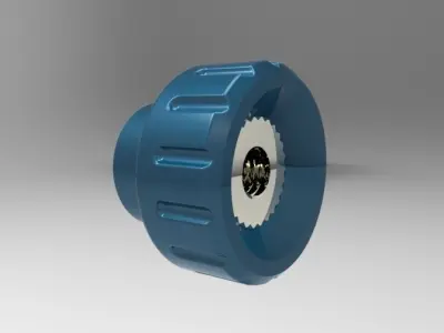 Knob gear wheel Free 3D model