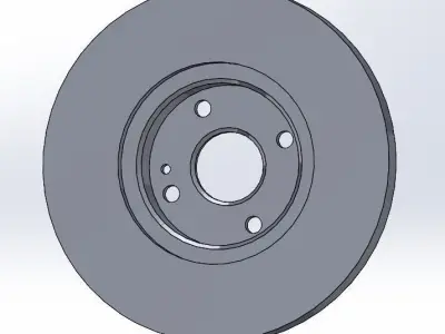 2016-2021 ND MX5 Miata front brake rotor 3D model