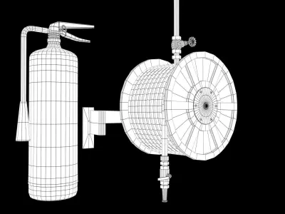 Industrial Fire Equipment model 3D model