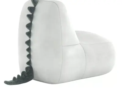 Children pouffe Dinosaur by HM 3D model