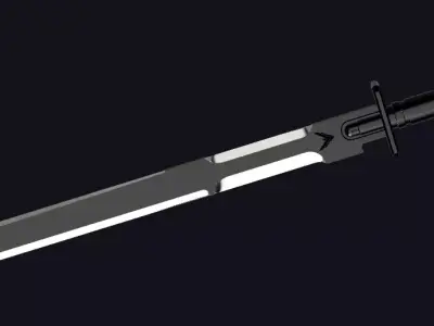 Dune 2021 - Paul Atreides training sword 3D print model