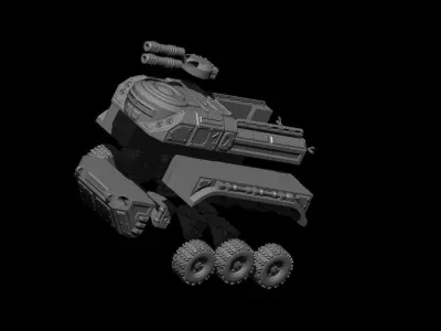 Transport Truck 3D print model