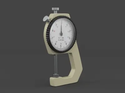 Thickness Gauge Measure Tester 3D model