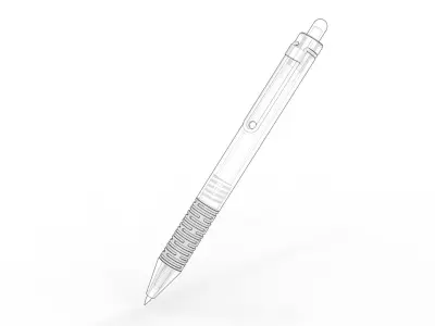Ballpoint pen 3D model buy