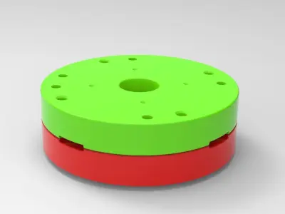 Mold for diecast Nokian Ground King tire Scale 1 to 25 3D print model