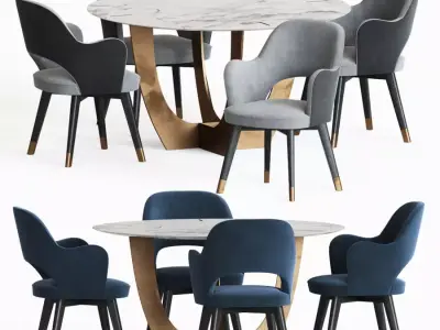 Dining Set 76 3D model