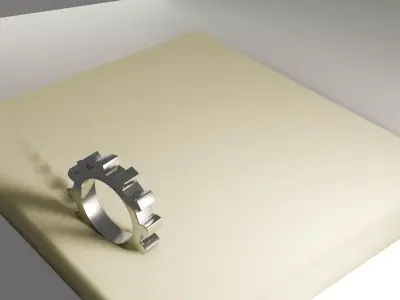 Memory Foam Animation 3D model
