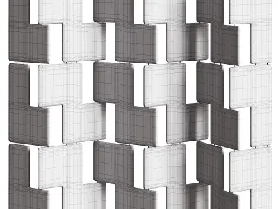 Janis screen by minotti 3D model