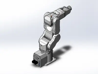 6 axis industrial robot 3D model